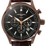 Jorg Gray Leather Chrono Black Dial Men's watch