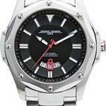 Jorg Gray Solid Stainless Steel Bracelet Black Dial Men's watch