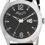Kenneth Cole New York Leather Black Dial Men's Watch