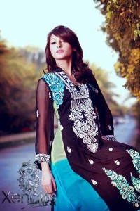 Pakistani Girls Party dresses fashion - latest collection 2012 by- Xenab’s-Atelier