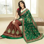 latest fancy indian bridal saree designs 2012-13